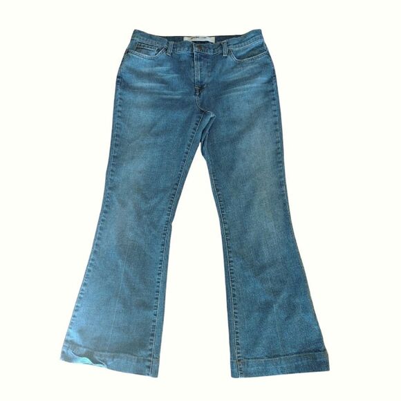 Y2K Mossimo Medium Wash Embellished Midrise Flare Jeans Size 10 - Picture 3 of 16